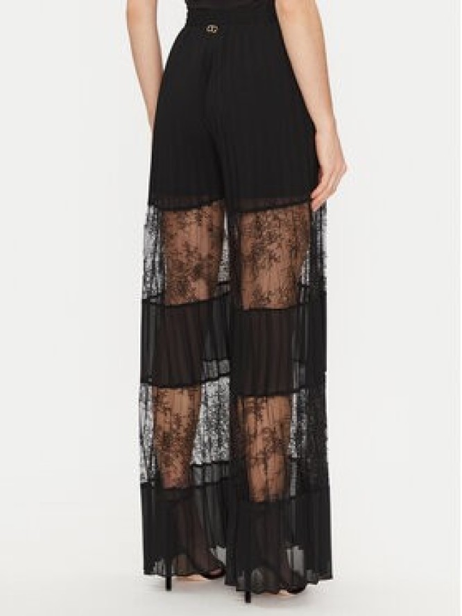 TWINSET Spodnie palazzo 251TP2782 Czarny Wide Leg