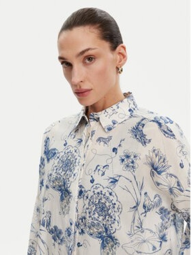 Fracomina Koszula FJ25ST6002W621N4 Niebieski Relaxed Fit