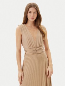 Gaudi Sukienka wieczorowa 511FD14005 Beżowy Regular Fit