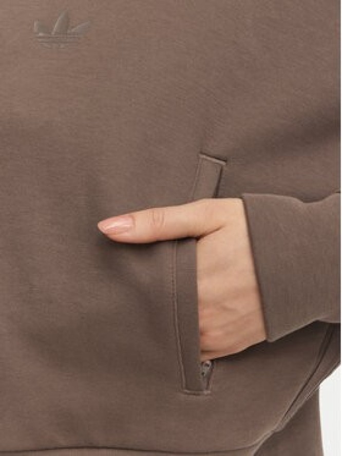 adidas Bluza Spacer Tracktop KZ2189 Brązowy Regular Fit