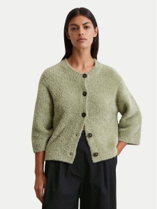 Marc O'Polo Kardigan 506 6045 61059 Zielony Relaxed Fit