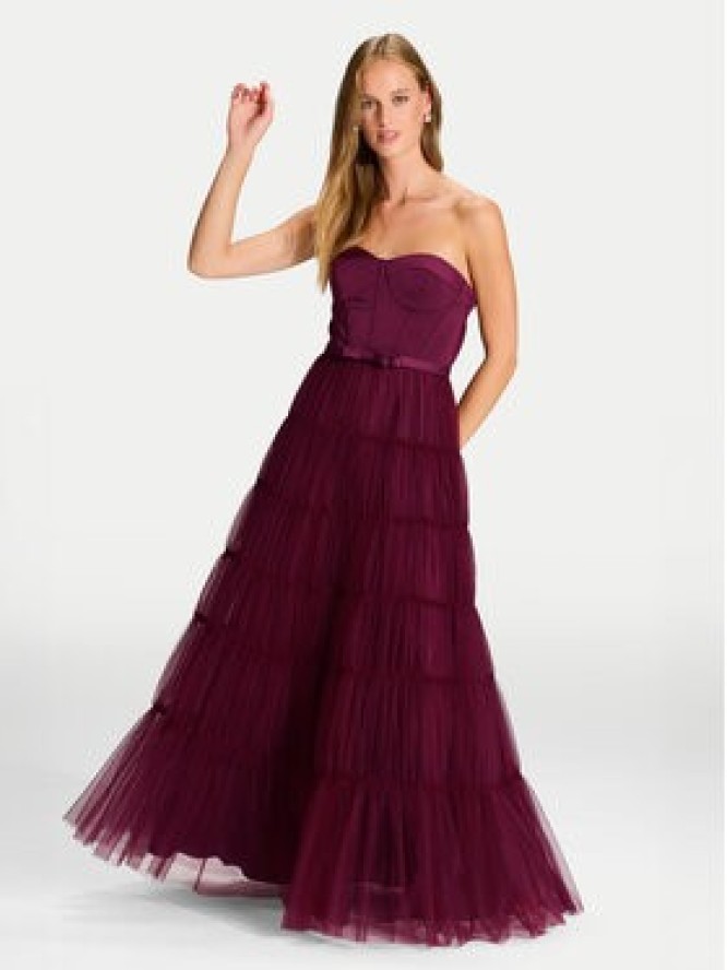 Hey Kyla Sukienka wieczorowa 5AJ009HK Bordowy Regular Fit