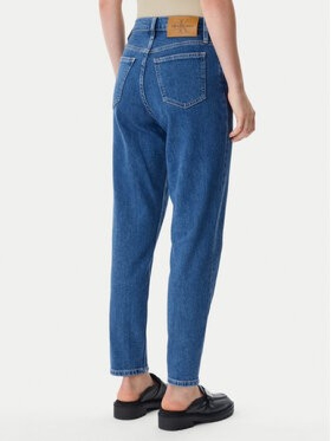 Calvin Klein Jeans Jeansy J20J225505 Niebieski Mom Fit