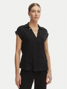 Rinascimento Bluzka CFC0020253002 Czarny Regular Fit