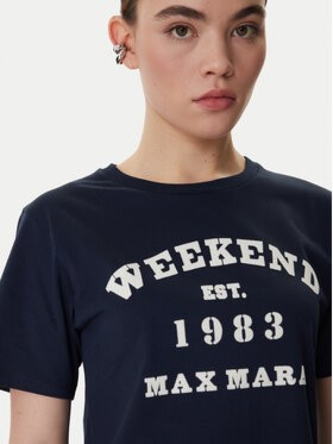 Weekend Max Mara T-Shirt Tenue 2615971051 Granatowy Regular Fit