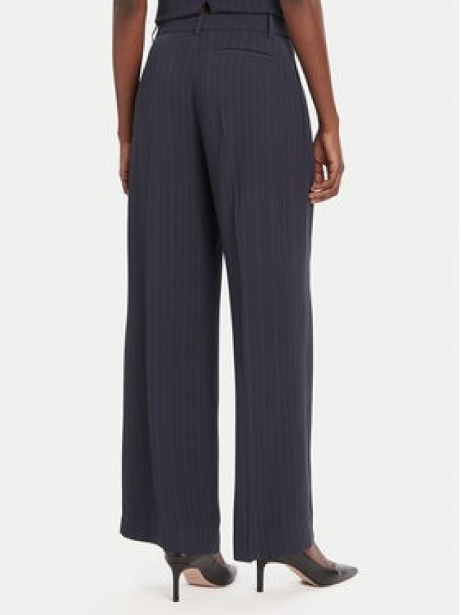 BOSS Spodnie palazzo Tiana4 50548479 Granatowy Regular Fit