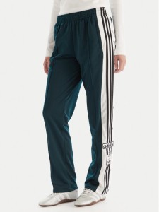 adidas Spodnie dresowe Adibreak JV7515 Zielony Loose Fit