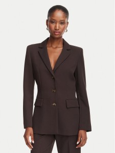 Marella Marynarka Amico1 2625046251 Brązowy ciemny Slim Fit
