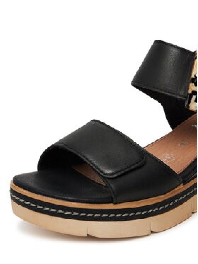 Remonte Sandały D2L53-00 Czarny