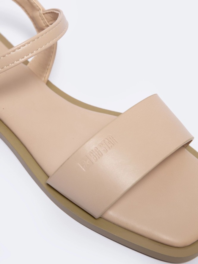 Sandały damskie beżowe NN274028 801