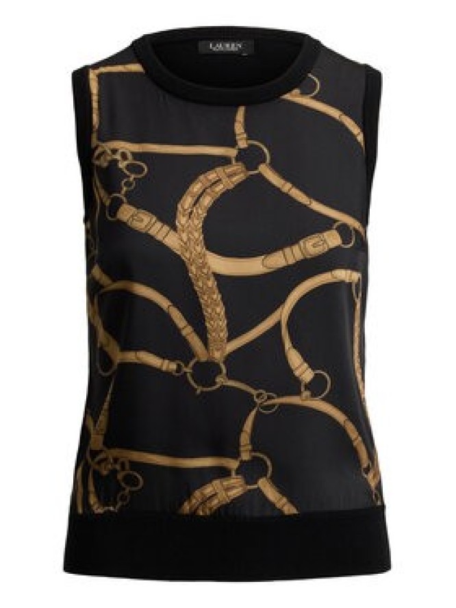 LAUREN RALPH LAUREN Bluzka 200P13976001 Czarny Regular Fit