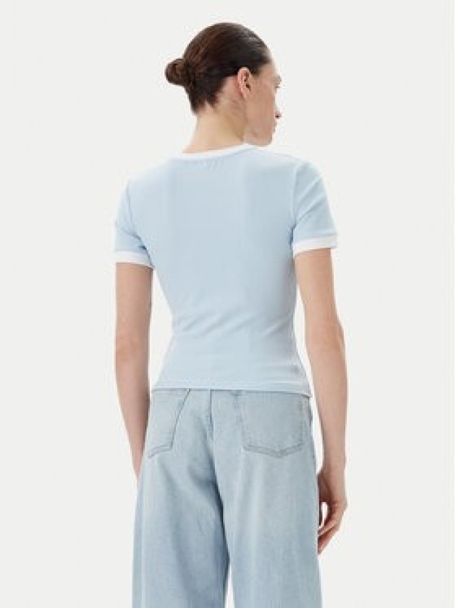 Guess T-Shirt V5GP08 KCRN2 Błękitny Regular Fit