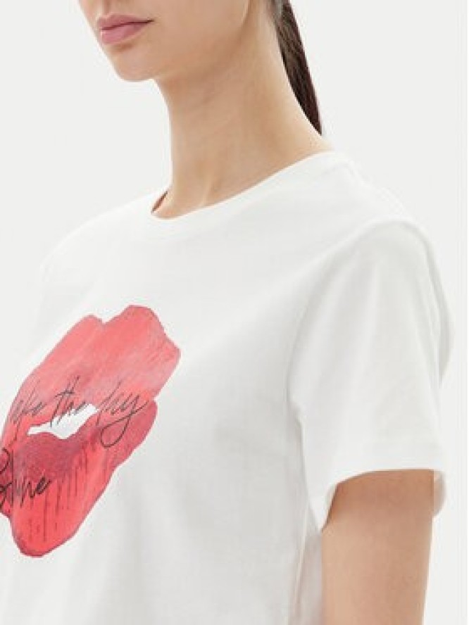 JDY T-Shirt Daisy 15348400 Biały Regular Fit