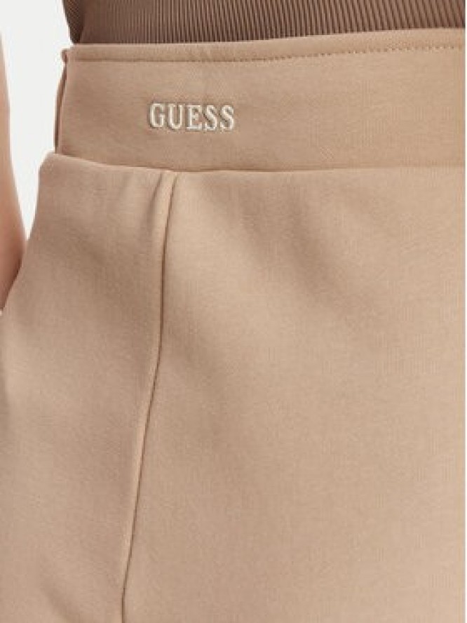 Guess Spodnie materiałowe V6YB26 K5139 Beżowy Relaxed Fit