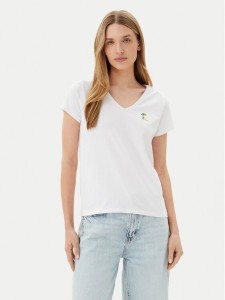 Pieces T-Shirt Tilly 17157705 Biały Regular Fit