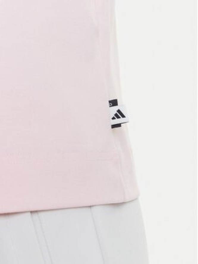 adidas T-Shirt Cat Patch Graphic JV8514 Różowy Regular Fit