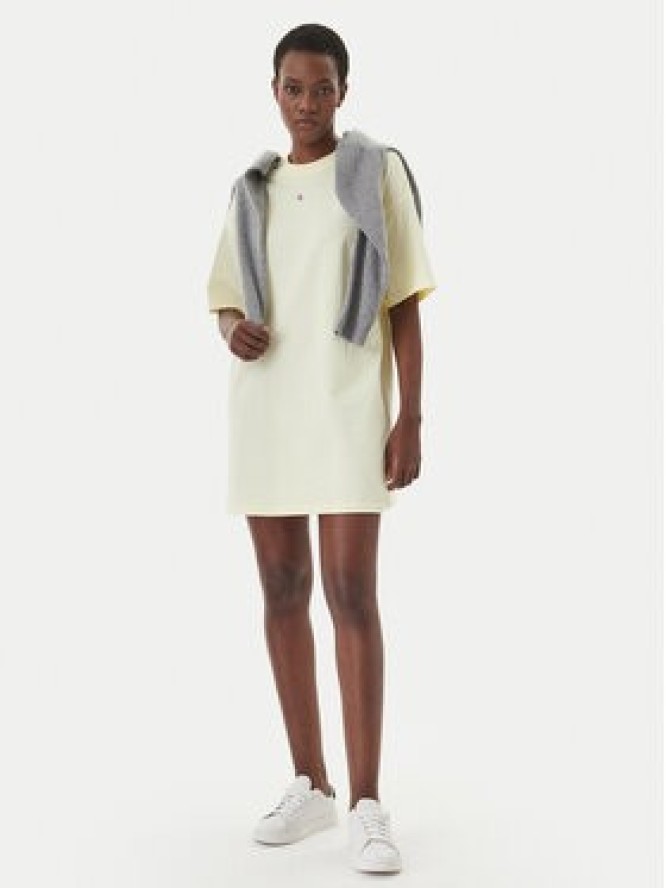 Calvin Klein Jeans Sukienka codzienna LV047F228G Biały Oversize