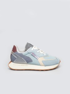 sneakersy damskie ze skóry naturalnej zamszowej niebieskie rr274997 400