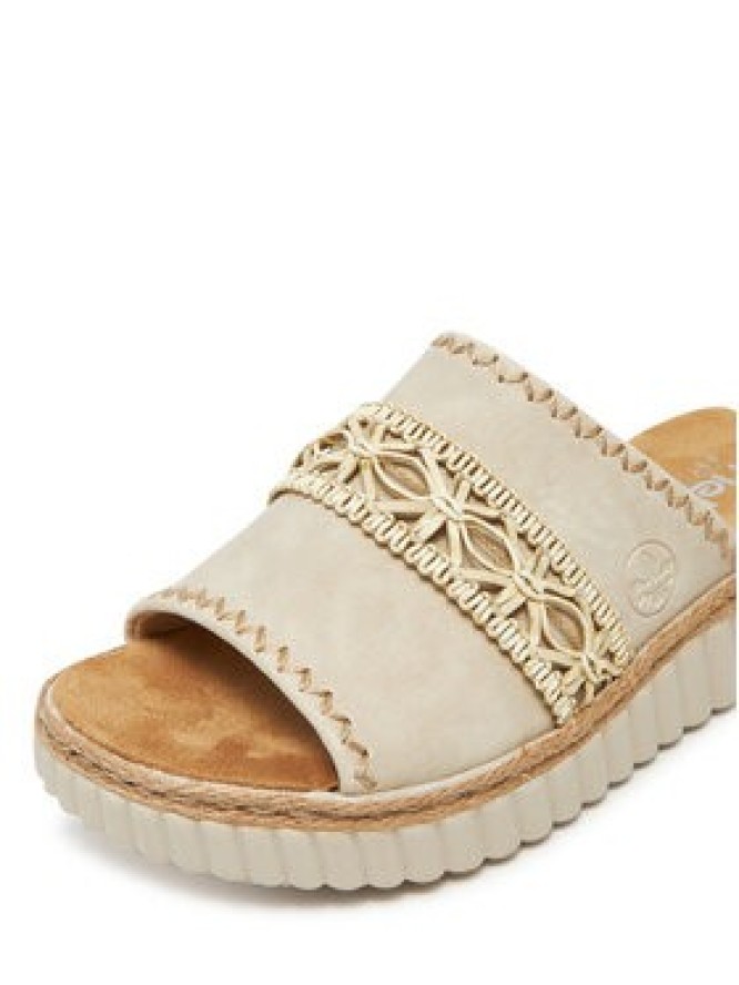 Rieker Klapki CEO-69278-60 Beżowy