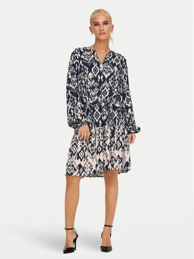 JDY Sukienka letnia Tiger 15344999 Czarny Regular Fit