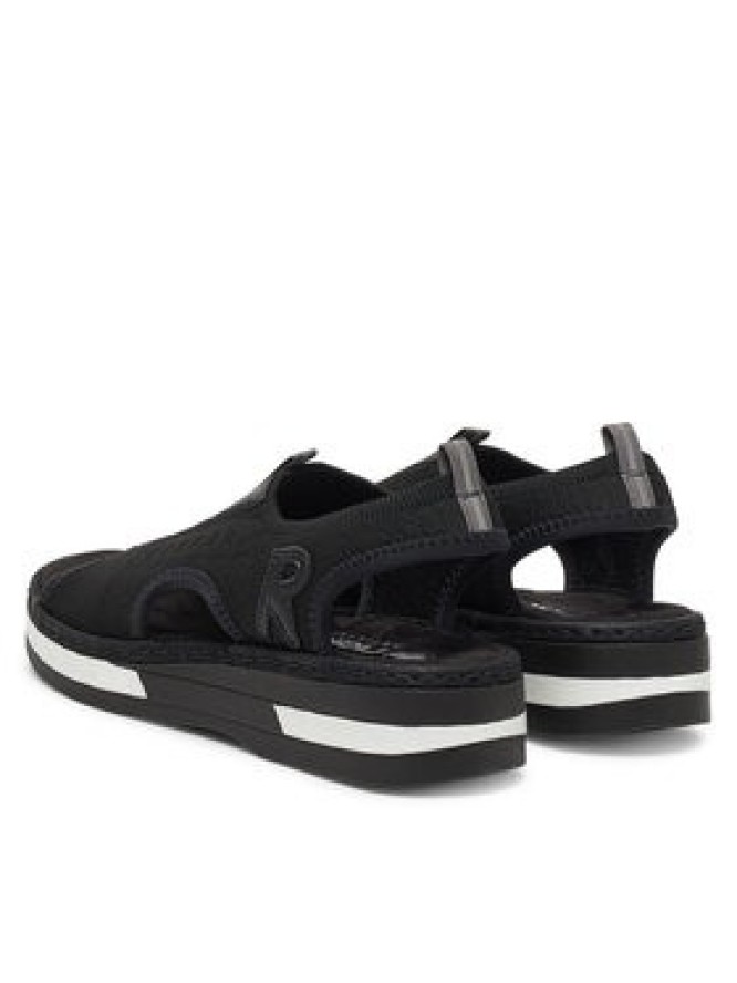 Rieker Sandały V59B5-00 Czarny