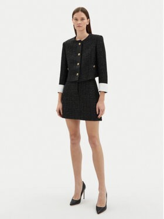 Motivi Spódnica mini 1155Q000957N Czarny Regular Fit