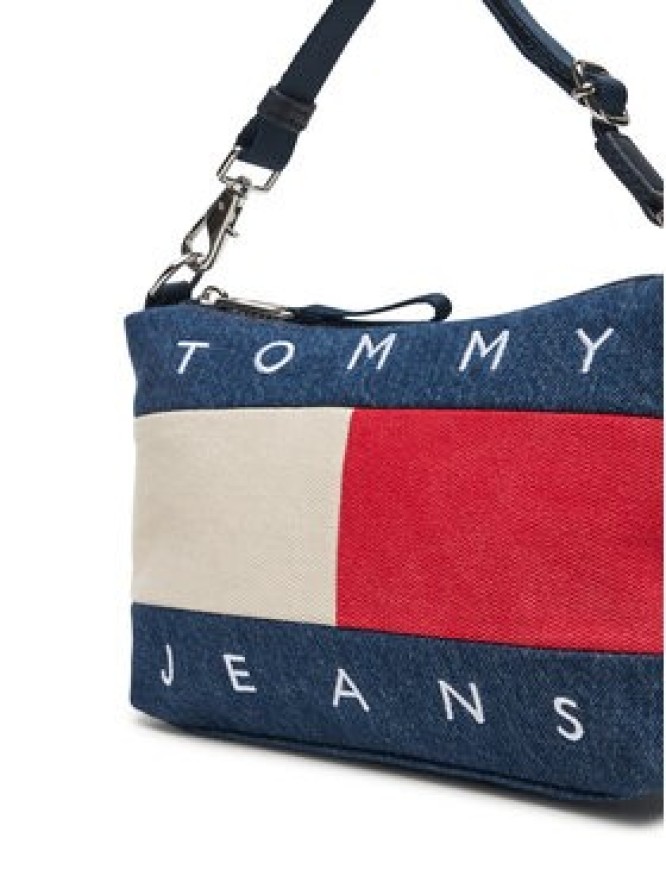 Tommy Jeans Torebka Tjw Archive Denim Shoulder Bag AW0AW18213 Niebieski