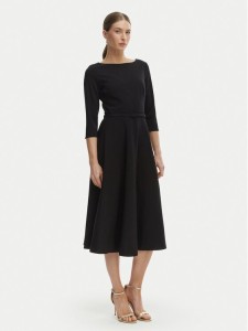 Rinascimento Sukienka koktajlowa CFC0127892003 Czarny Regular Fit