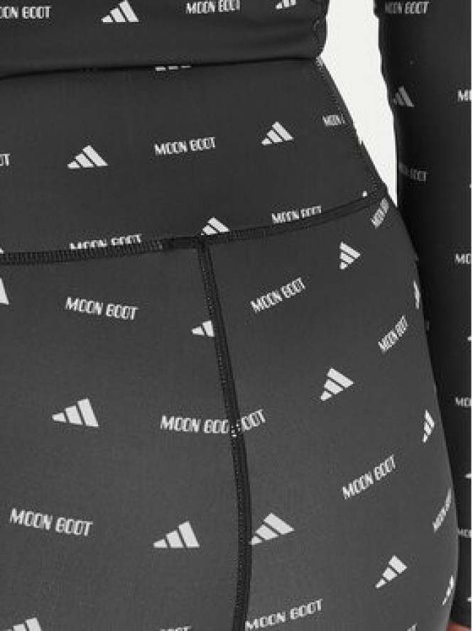 adidas Bluzka Moon Boot JM6507 Czarny Slim Fit