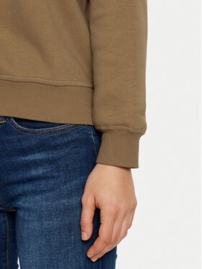 Tommy Hilfiger Bluza WW0WW41246 Brązowy Relaxed Fit