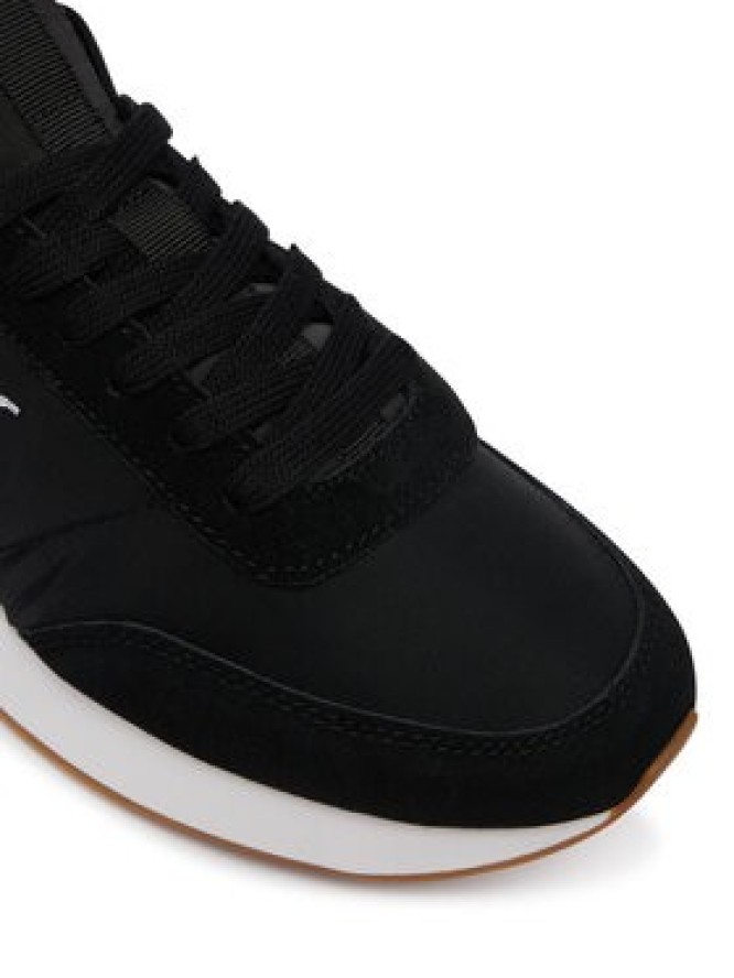 Calvin Klein Jeans Sneakersy Retro Runner Lace Up Sock YW0YW02060 Czarny