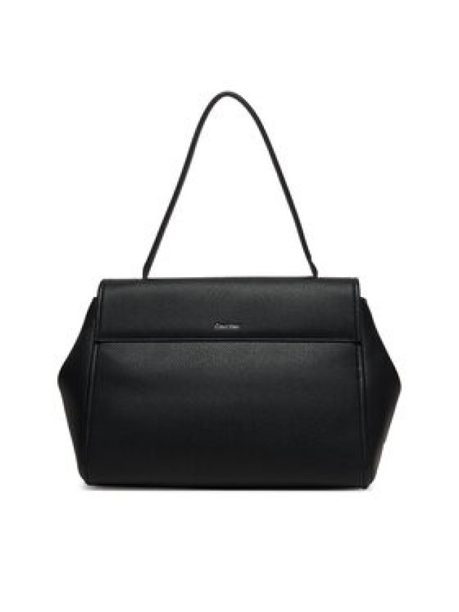 Calvin Klein Torebka Emblem Hw Pebble Satchel LV04F3494G Czarny