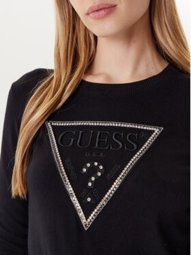Guess Sweter W5YR23 Z2NQ2 Czarny Regular Fit