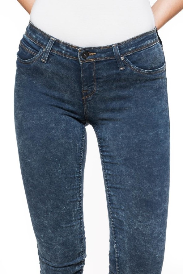 SPODNIE DAMSKIE LEE TOXEY MARBLE BLUE L527AQAS
