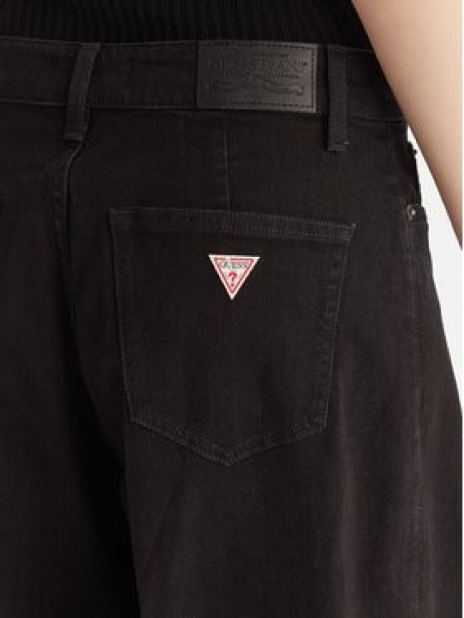 Guess Jeans Jeansy W5BA2U D0141 Czarny Wide Leg