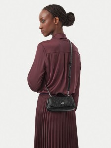 Calvin Klein Torebka Ck Croc Top Handle Bag LV04F3903G Czarny