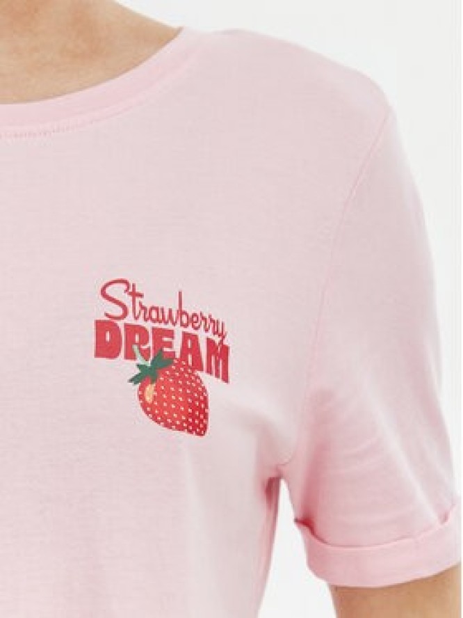 ONLY T-Shirt Kita 15291465 Różowy Regular Fit