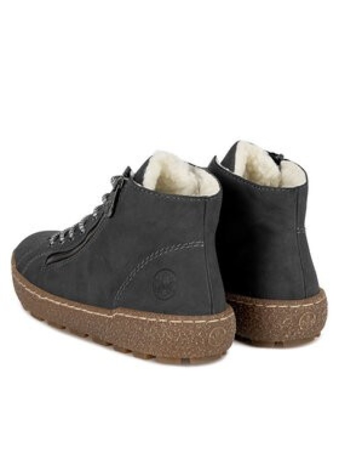 Rieker Botki N1020-45 Szary