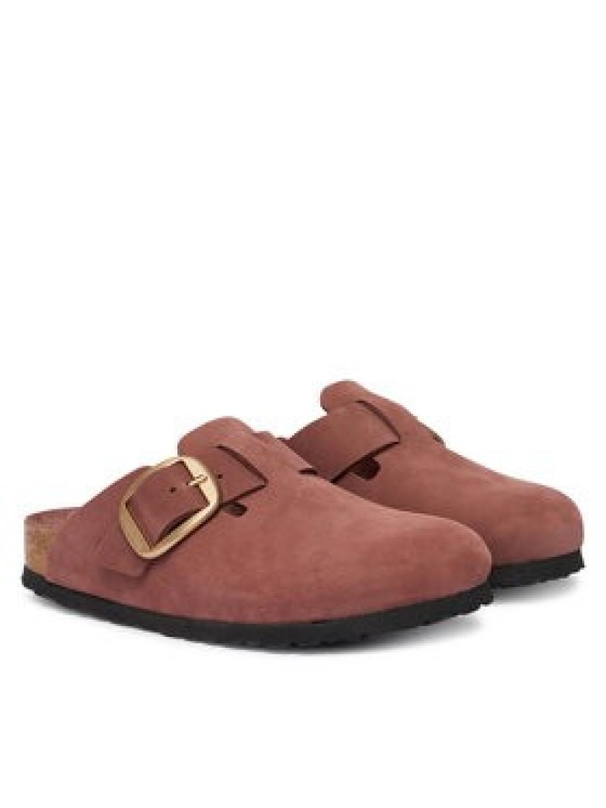 Birkenstock Klapki Boston Big Buckle Tonal 1033010 Różowy
