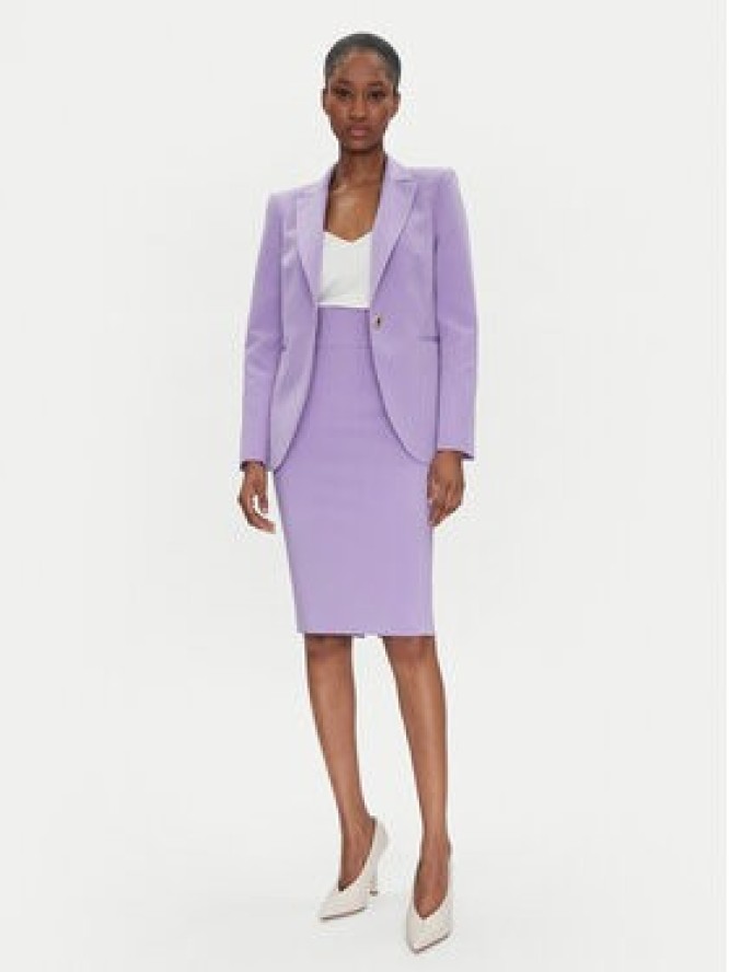 Rinascimento Marynarka CFC0122739003 Fioletowy Regular Fit