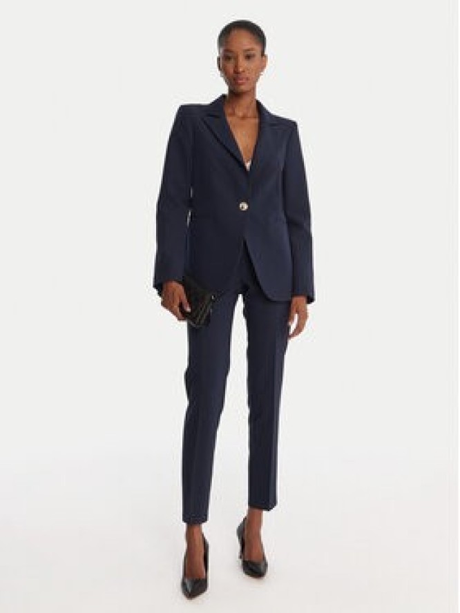 Rinascimento Marynarka CFC0126224003 Granatowy Regular Fit