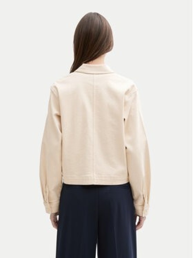 Tom Tailor Denim Kurtka jeansowa 1045500 Beżowy Regular Fit