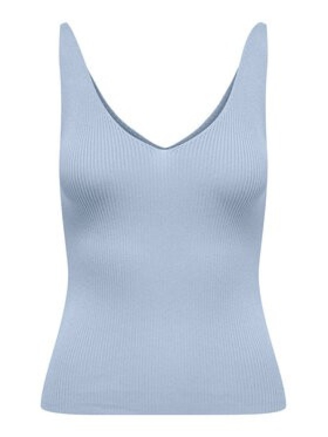 JDY Top Nanna 15180497 Błękitny Slim Fit