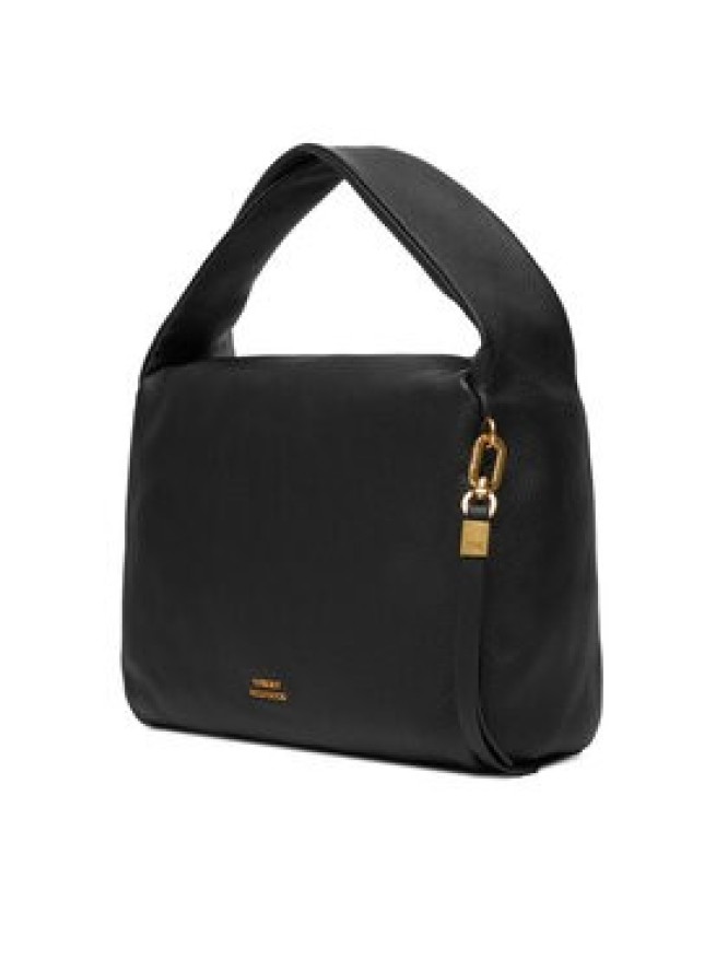 Tommy Hilfiger Torebka City Leather Shoulder Bag AW0AW18152 Czarny