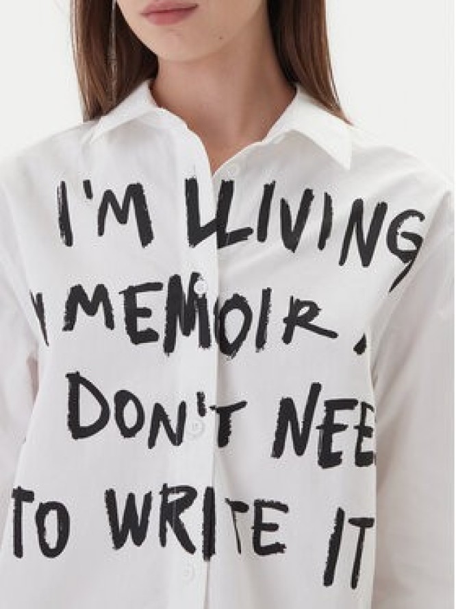 Karl Lagerfeld Jeans Koszula A4W11006 Biały Regular Fit