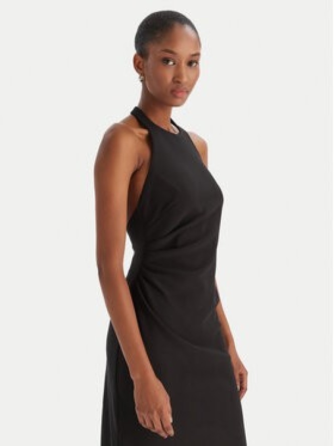 Eleh Sukienka wieczorowa EFW250216 Czarny Regular Fit