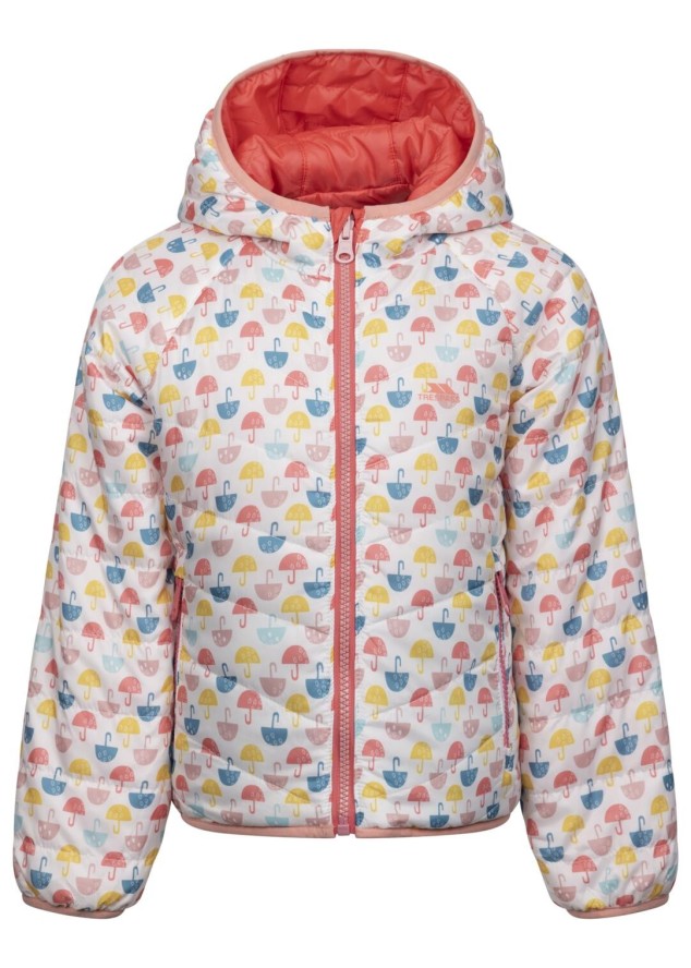 Trespass Dessie - damska dwustronna kurtka codzienna Soft Oranje