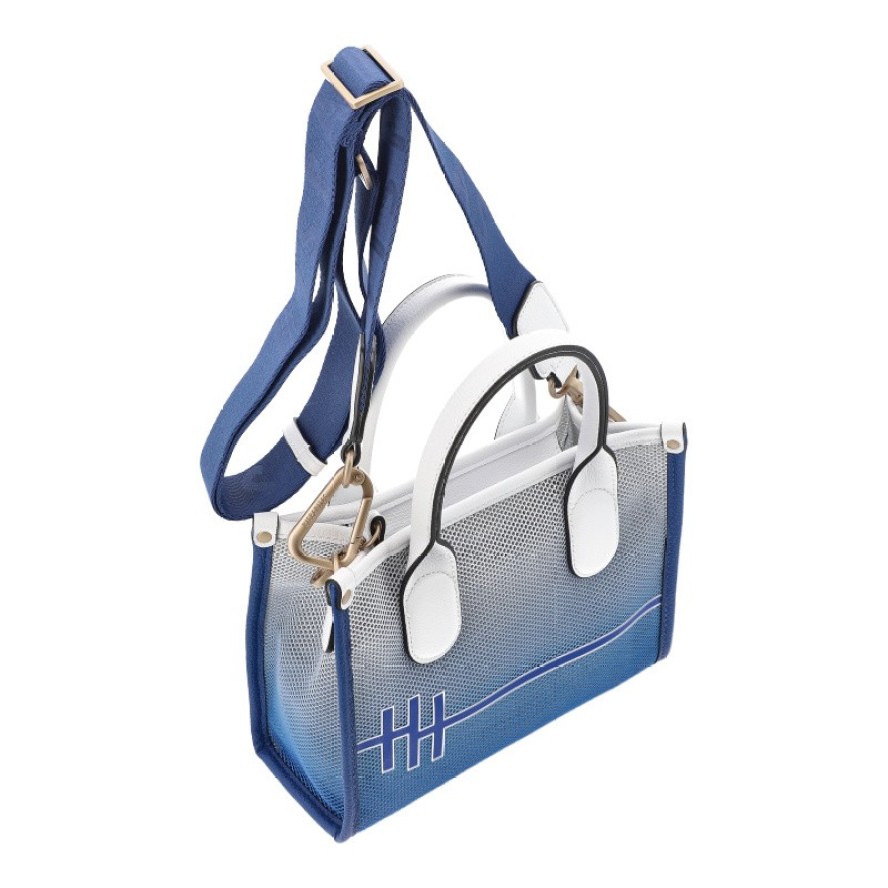 Granatowa Torebka Hispanitas Stylowy Kuferek Damskie