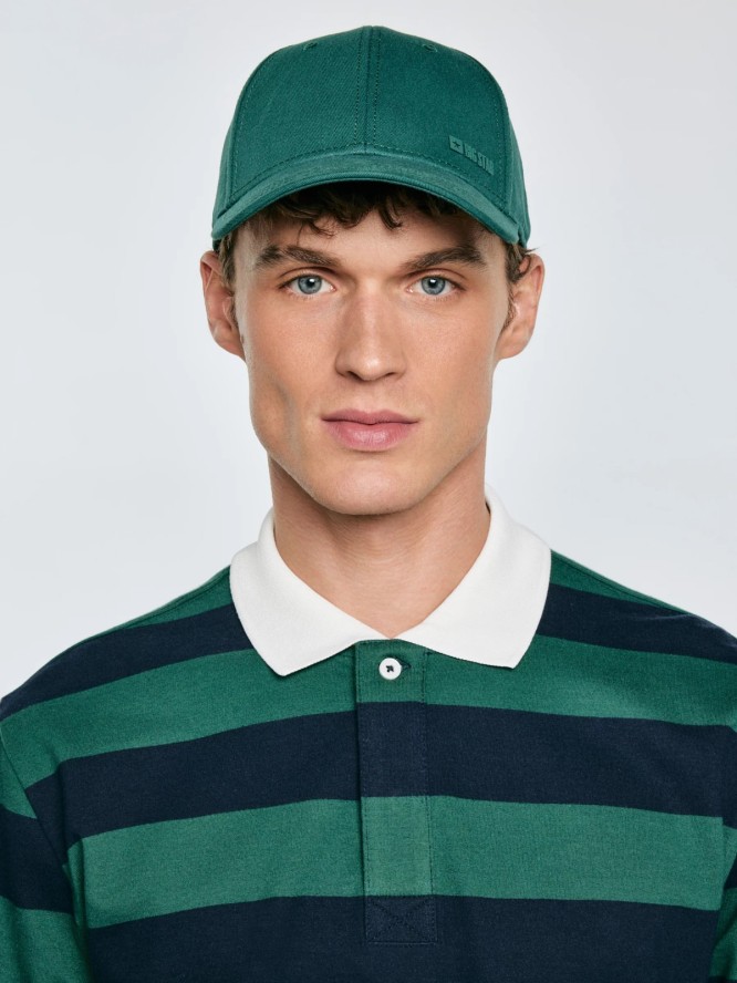 Czapka z daszkiem zielona Basilion 304