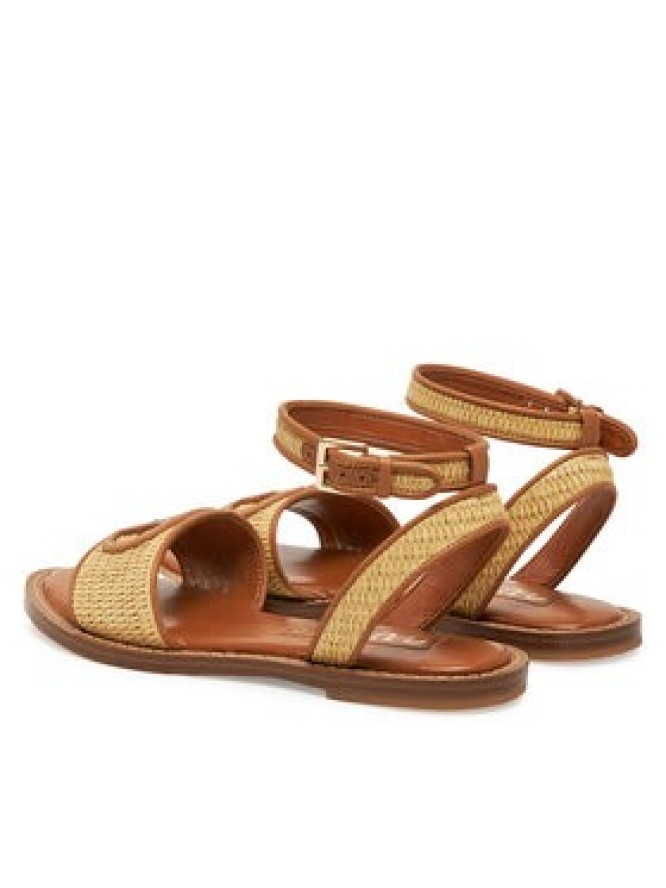 Guess Sandały FLJSIY FAB03 Brązowy